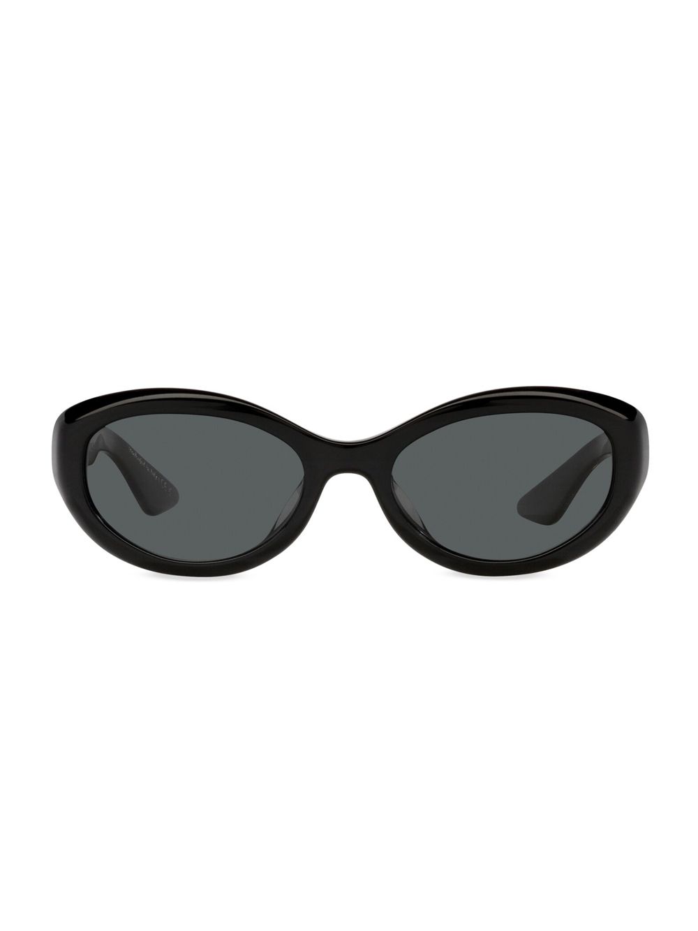 Овальные солнцезащитные очки Oliver Peoples 53MM KHAITE x Oliver Peoples, черный цена и фото