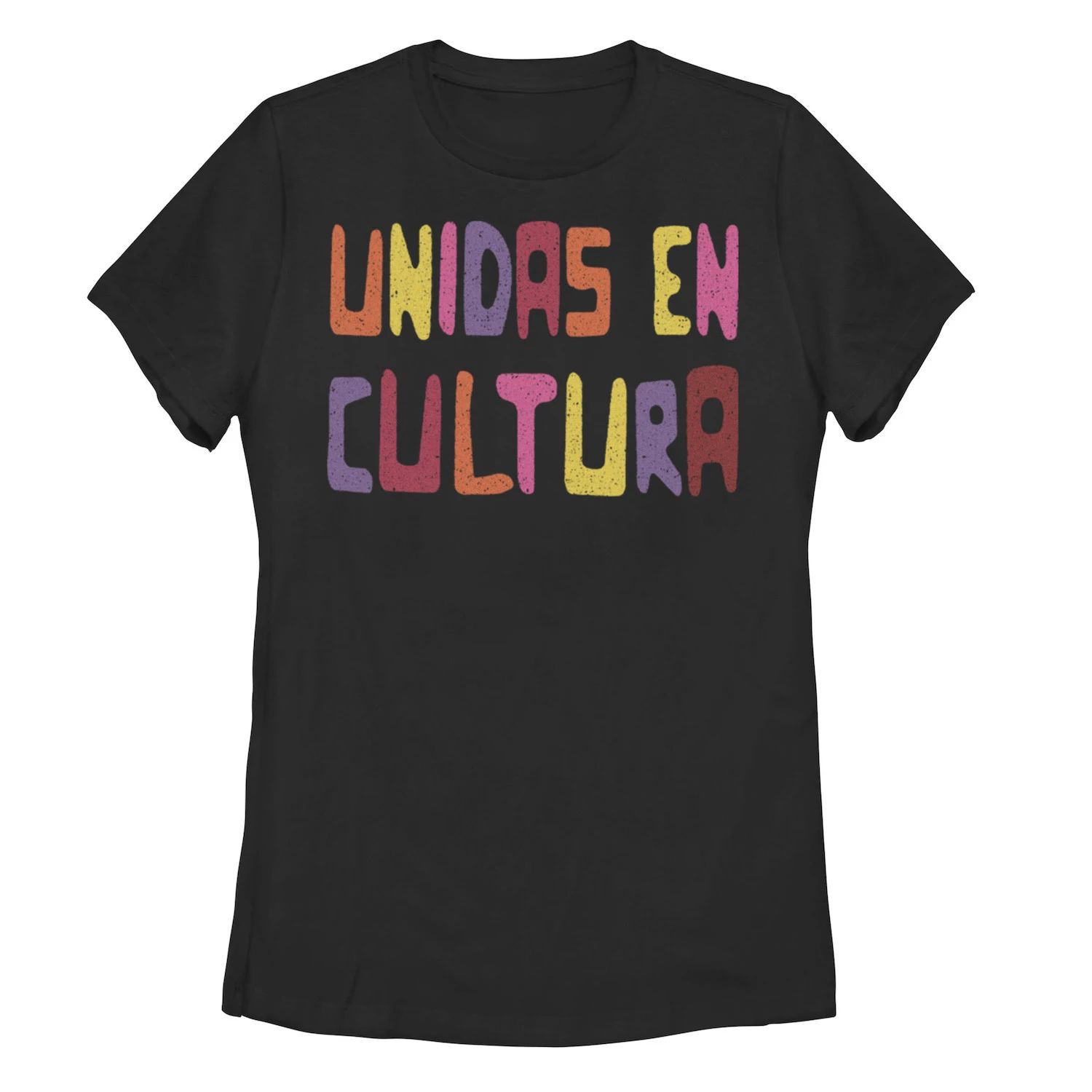 Юниорская футболка Gonzales Unidas En Cultura с радужным текстом