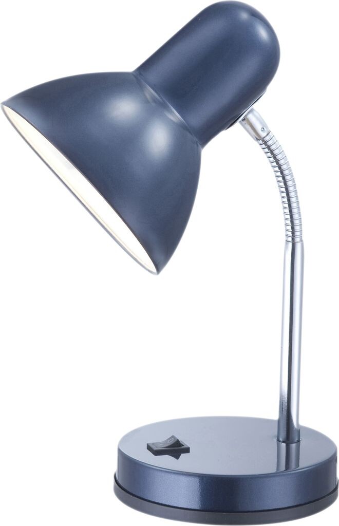 

Настольная лампа Globo Basic хром синий, 1xE27; 2486 Globo Lighting