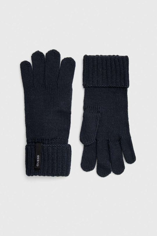 Угадай перчатки Guess, темно-синий