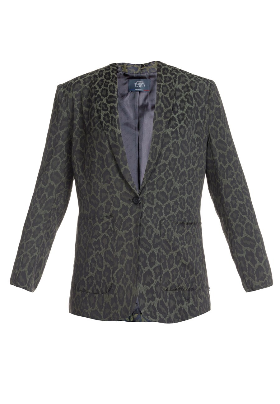 

Блейзер Le Temps Des Cerises Blazer AMELYA, темно-зеленый