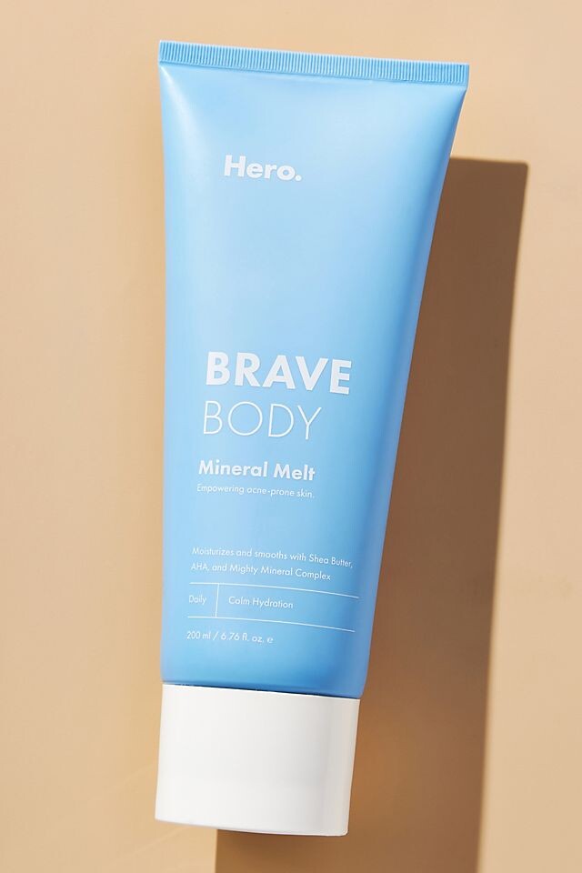 

Увлажняющий минеральный крем Hero Cosmetics Brave Body, синий