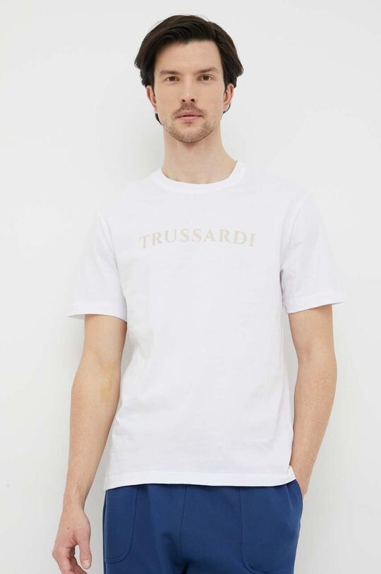 

Футболка из хлопка Trussardi, белый