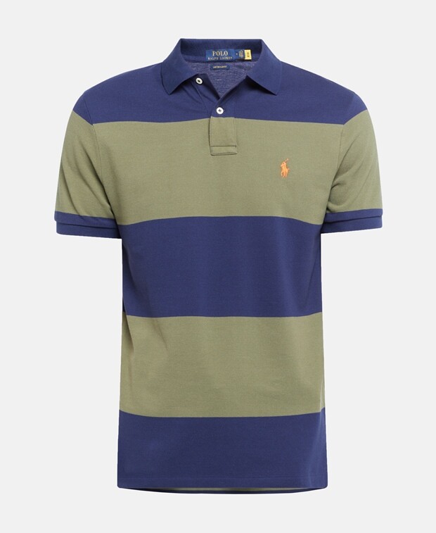 

Рубашка-поло из пике Polo Ralph Lauren, темно-синий