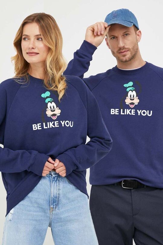 

Хлопковая толстовка для Disney United Colors of Benetton, темно-синий