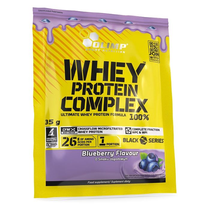 Протеиновая добавка Olimp Whey Protein Complex Jagoda, 35 g концентрат сывороточного белка wpc 75 flavored 1000 грамм шоколад