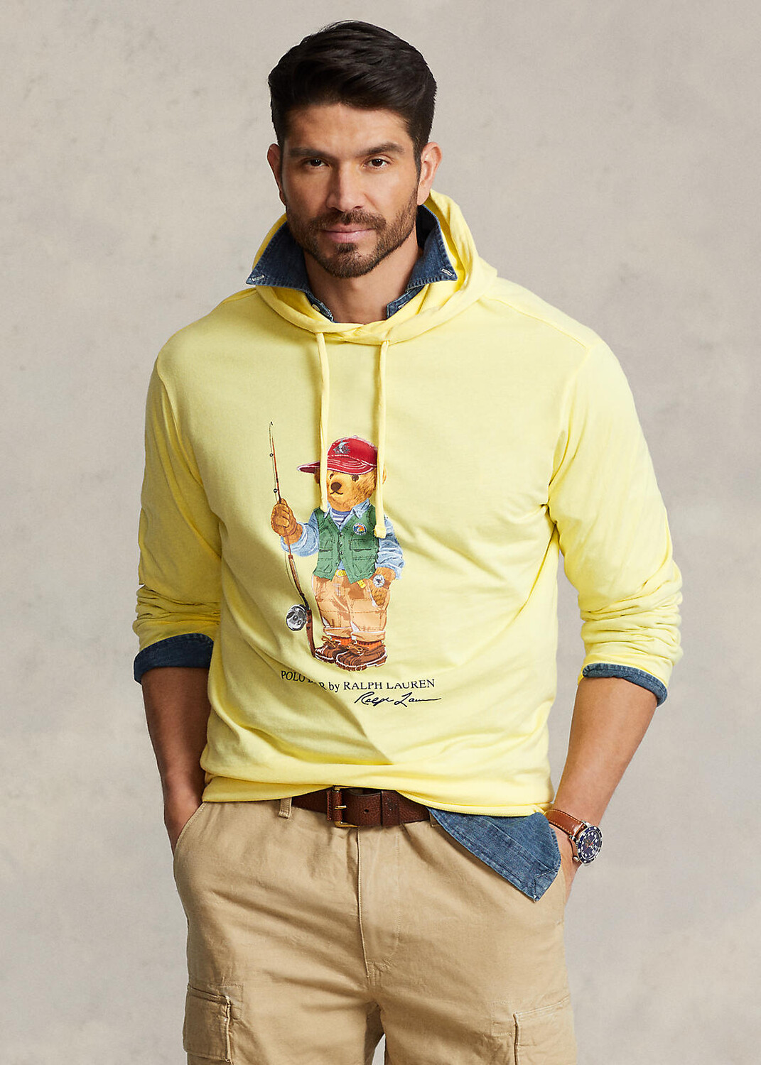 

Футболка с капюшоном из джерси Polo Bear
