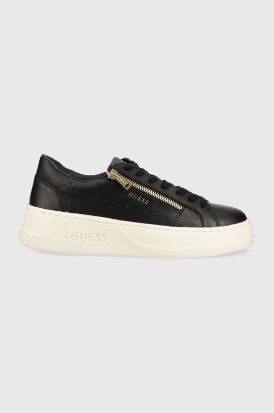 

FM7CAZ LEA12 кожаные кроссовки Guess, черный