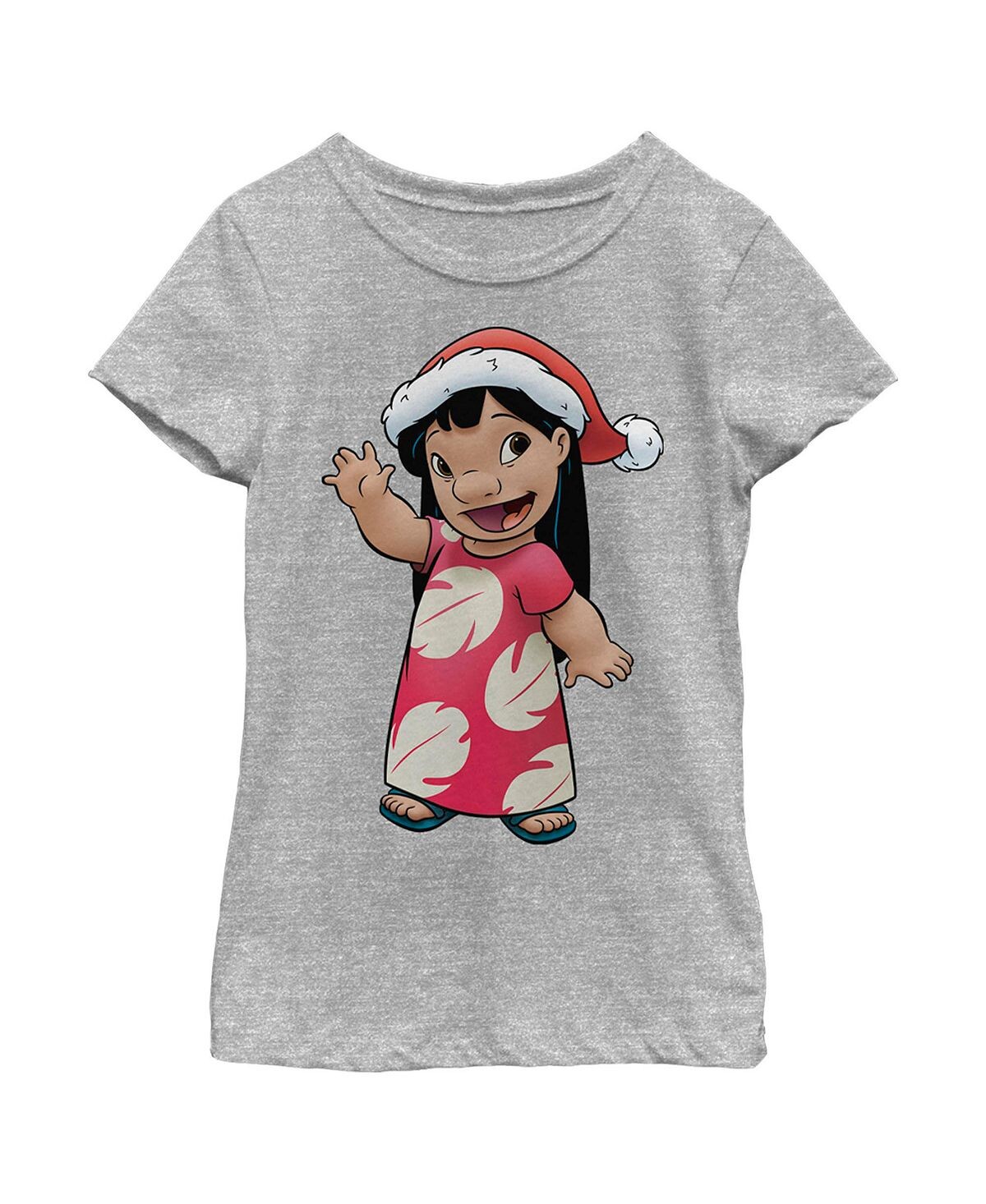 

Детская футболка Lilo & Stitch Santa Hat Aloha для девочек Disney