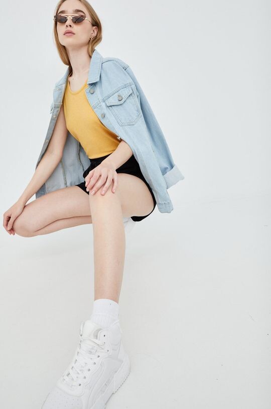 

Хлопковый топ Superdry, желтый