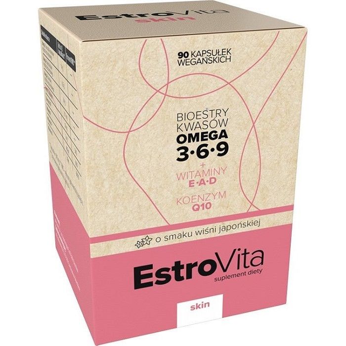 Капсулы улучшающие состояние кожи Estrovita Skin Sakura, 90 шт цена и фото