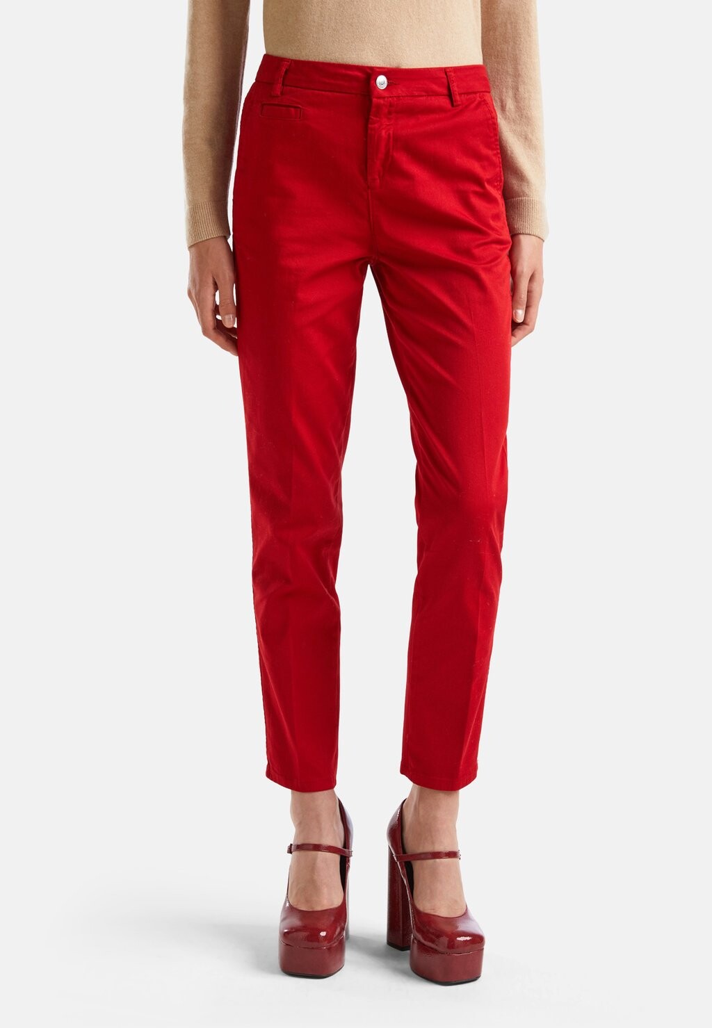 

Чиносы Slim Fit United Colors of Benetton, красный
