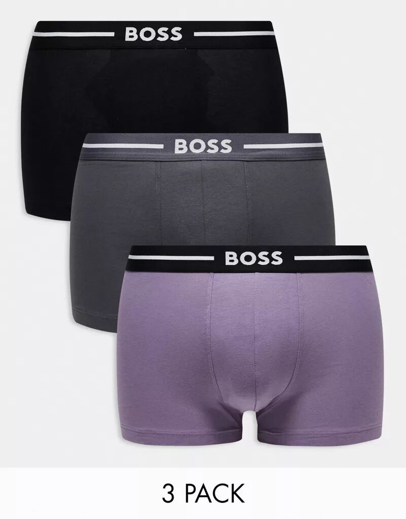 BOSS – Bodywear – 3 комплекта трусов разных цветов
