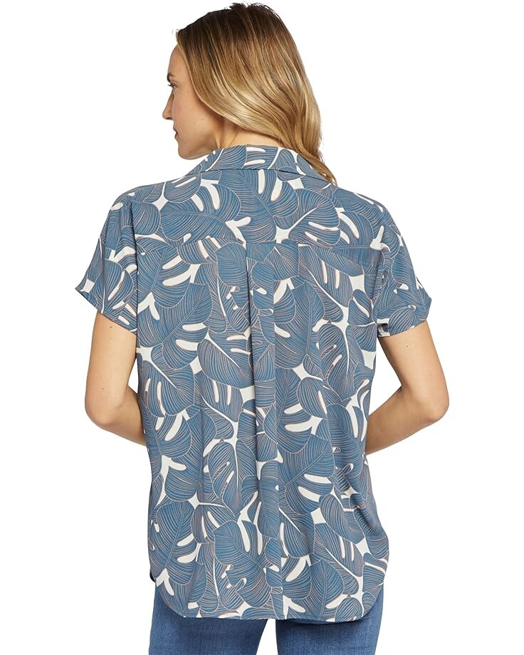 

Блуза NYDJ Short Sleeve Becky Blouse, цвет Ellis Basin