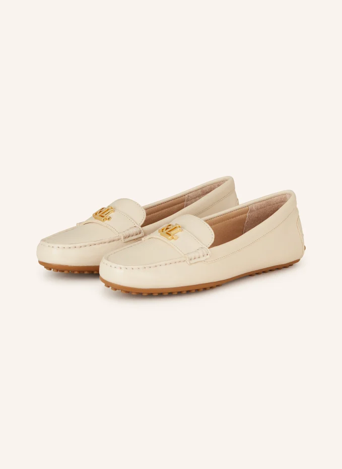 

Мокасины барнсбери Lauren Ralph Lauren, бежевый