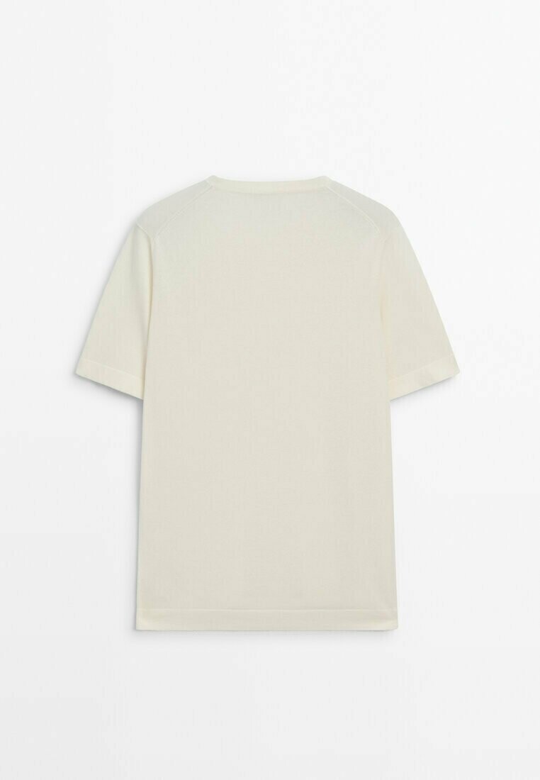 

Базовая футболка Massimo Dutti, бежевый