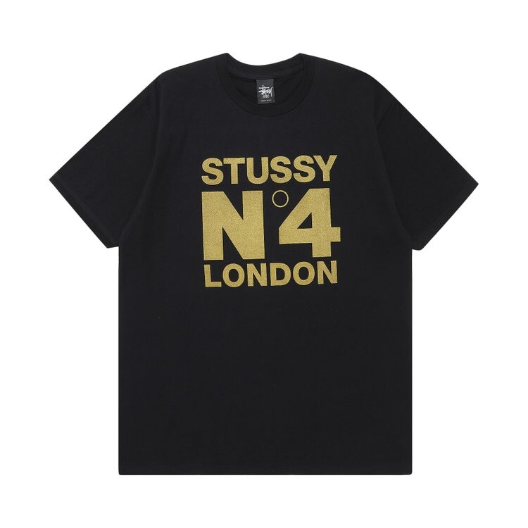

Футболка Stussy No. 4 London 'Black', черный
