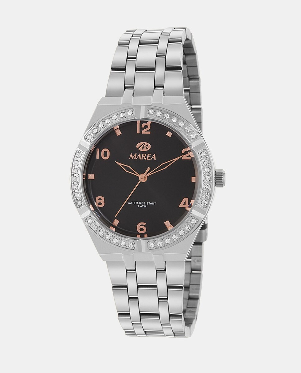 

Женские часы B54228/2 из стали Marea, серебро
