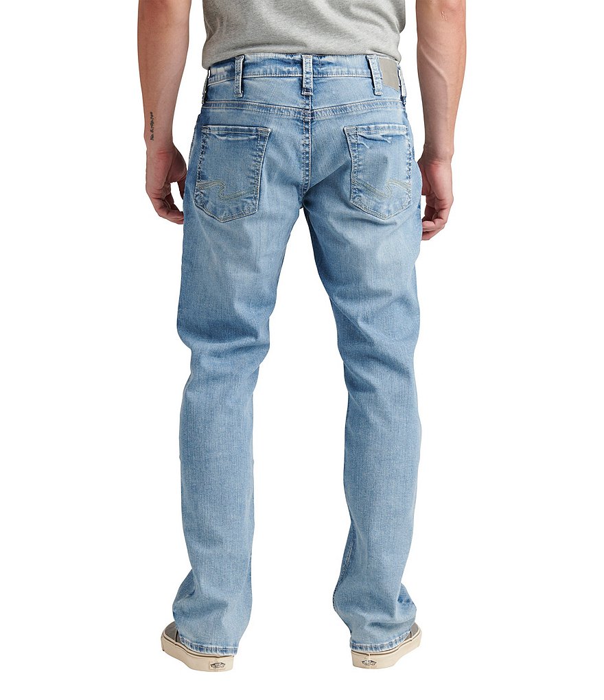 Узкие прямые джинсы Silver Jeans Co. Allan, синий