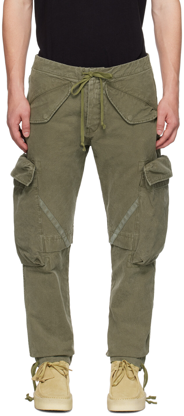 

Брюки карго цвета хаки 34 GL Greg Lauren