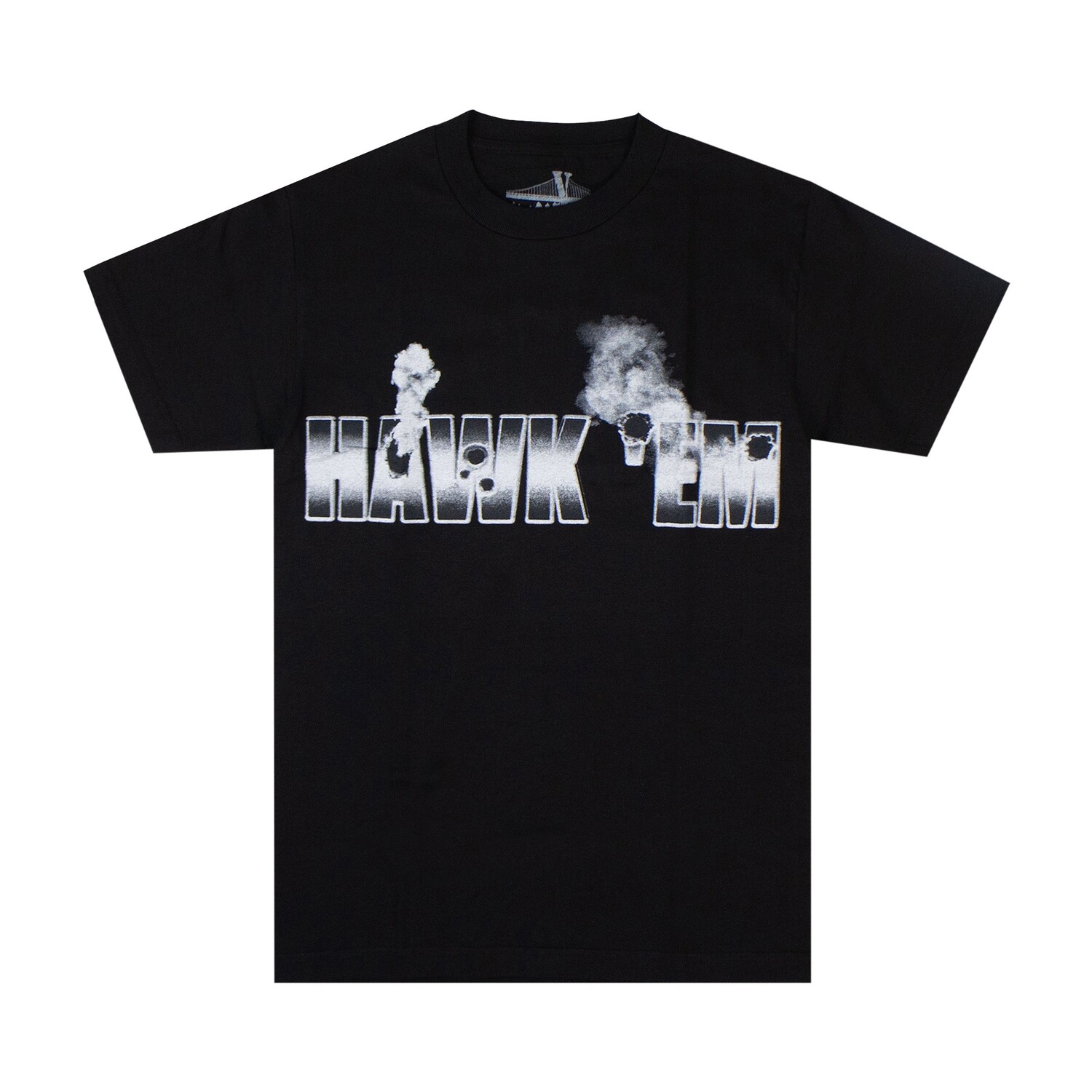 

Футболка Vlone x Pop Smoke Hawk Em Black
