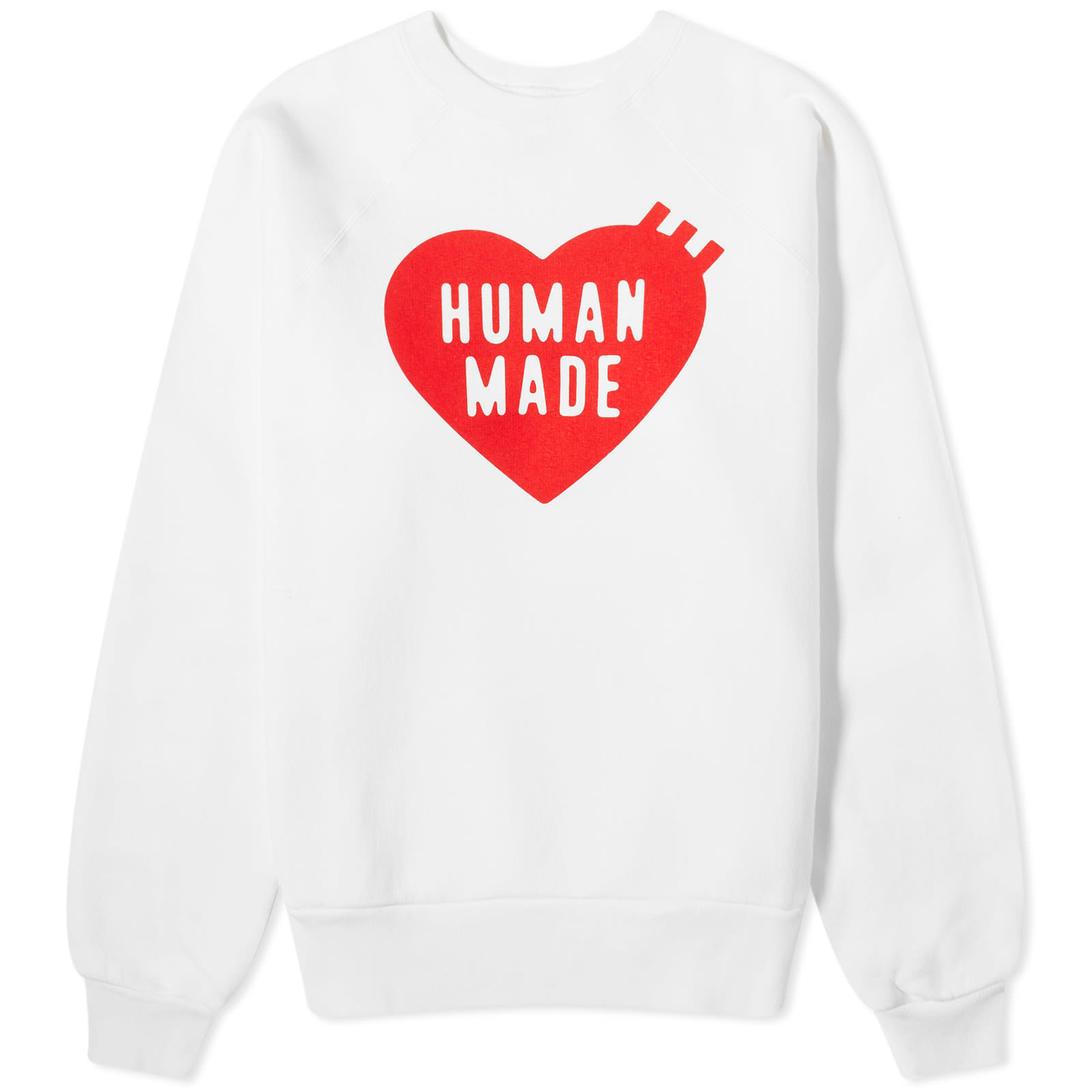 Свитшот Human Made Heart, белый худи human made heart logo white белый