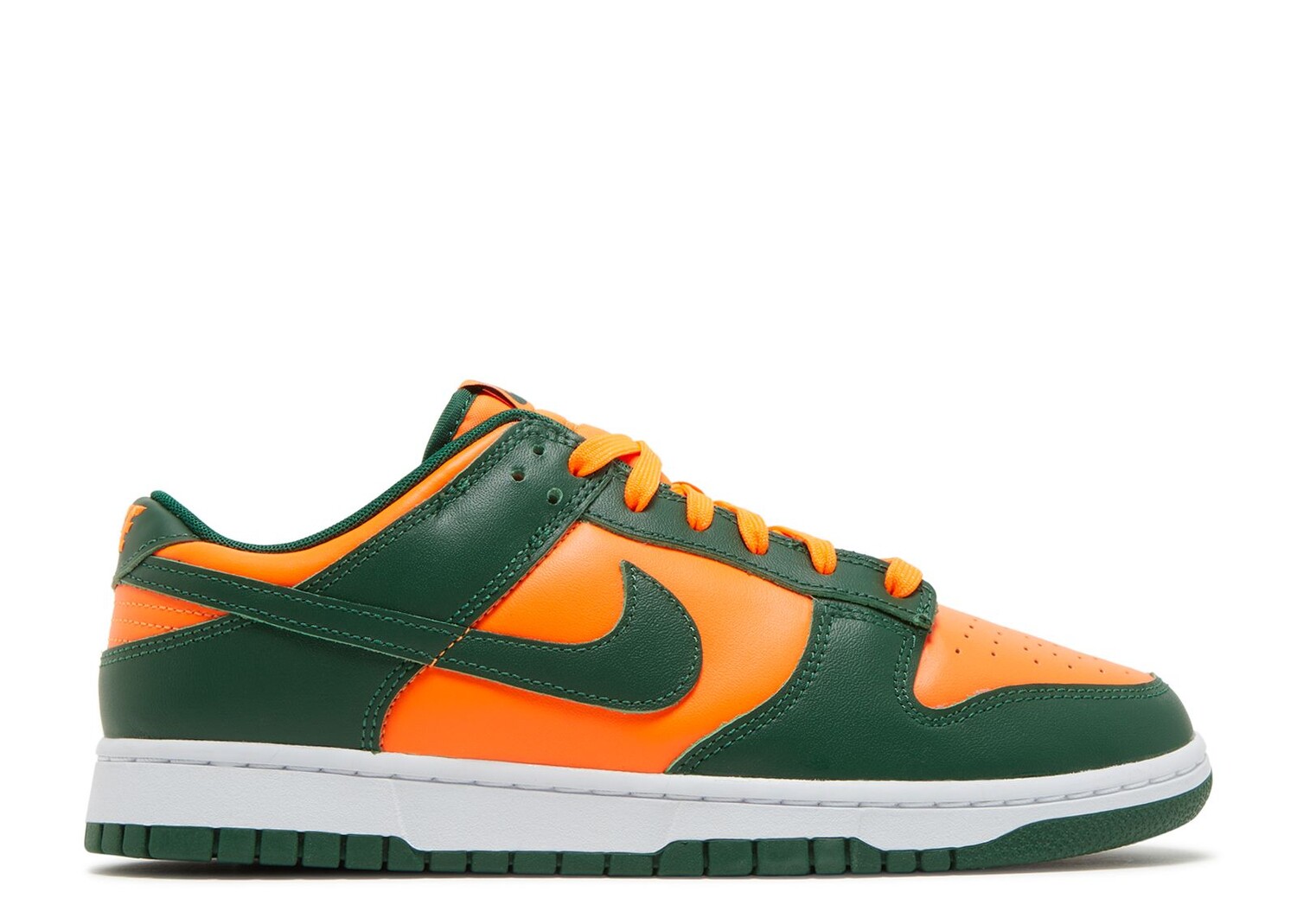 Кроссовки Nike Dunk Low 'Miami Hurricanes', зеленый кроссовки nike wmns dunk low lx gorge green ostrich зеленый