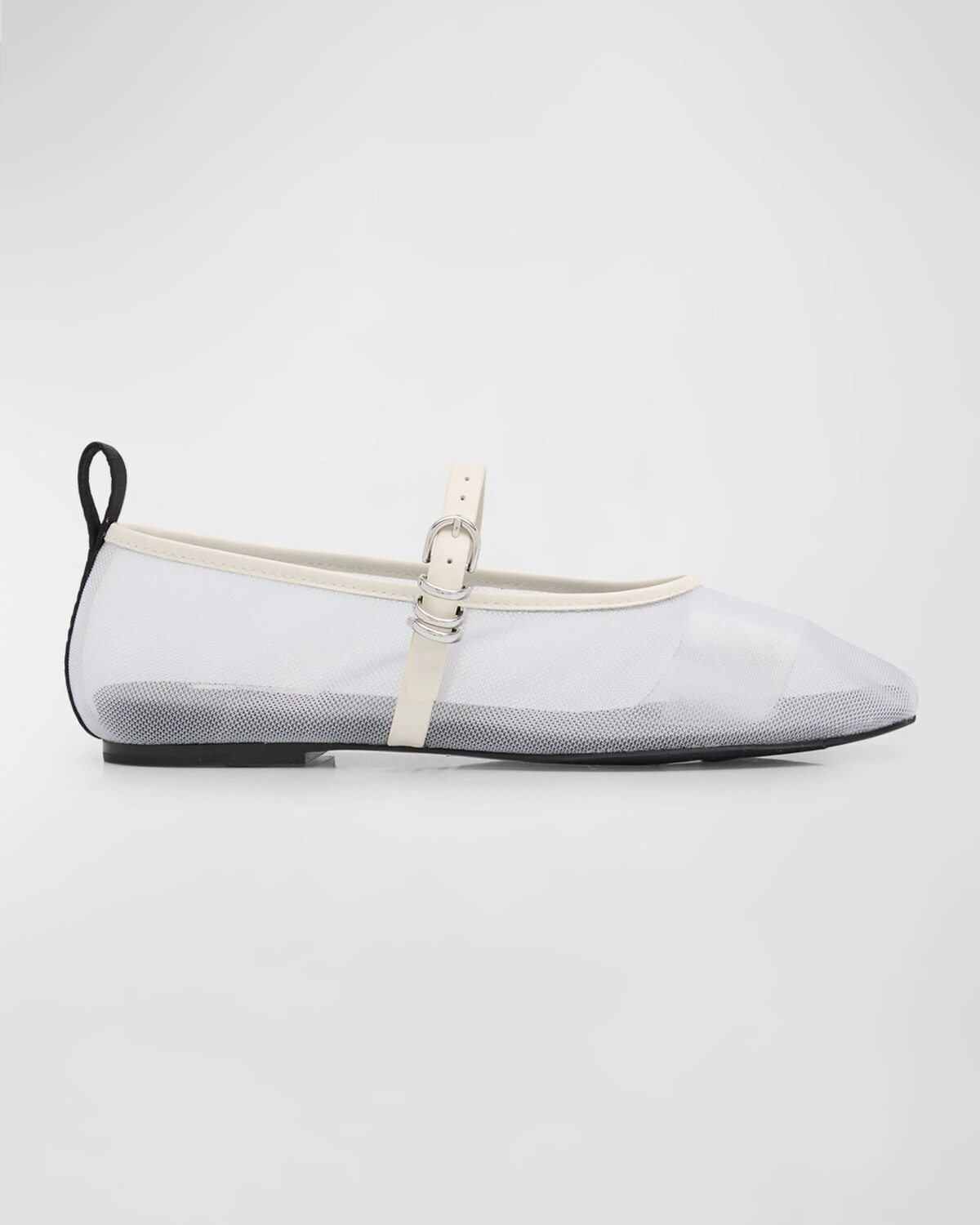 

Сетчатые балетки Мэри Джейн со шпилем Rag & Bone, цвет White