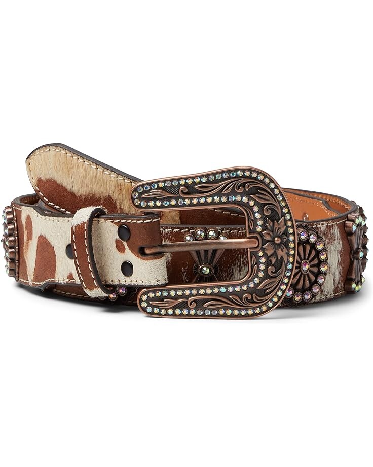 

Ремень M&F Western Angel Ranch Haircalf Concho, оранжевый