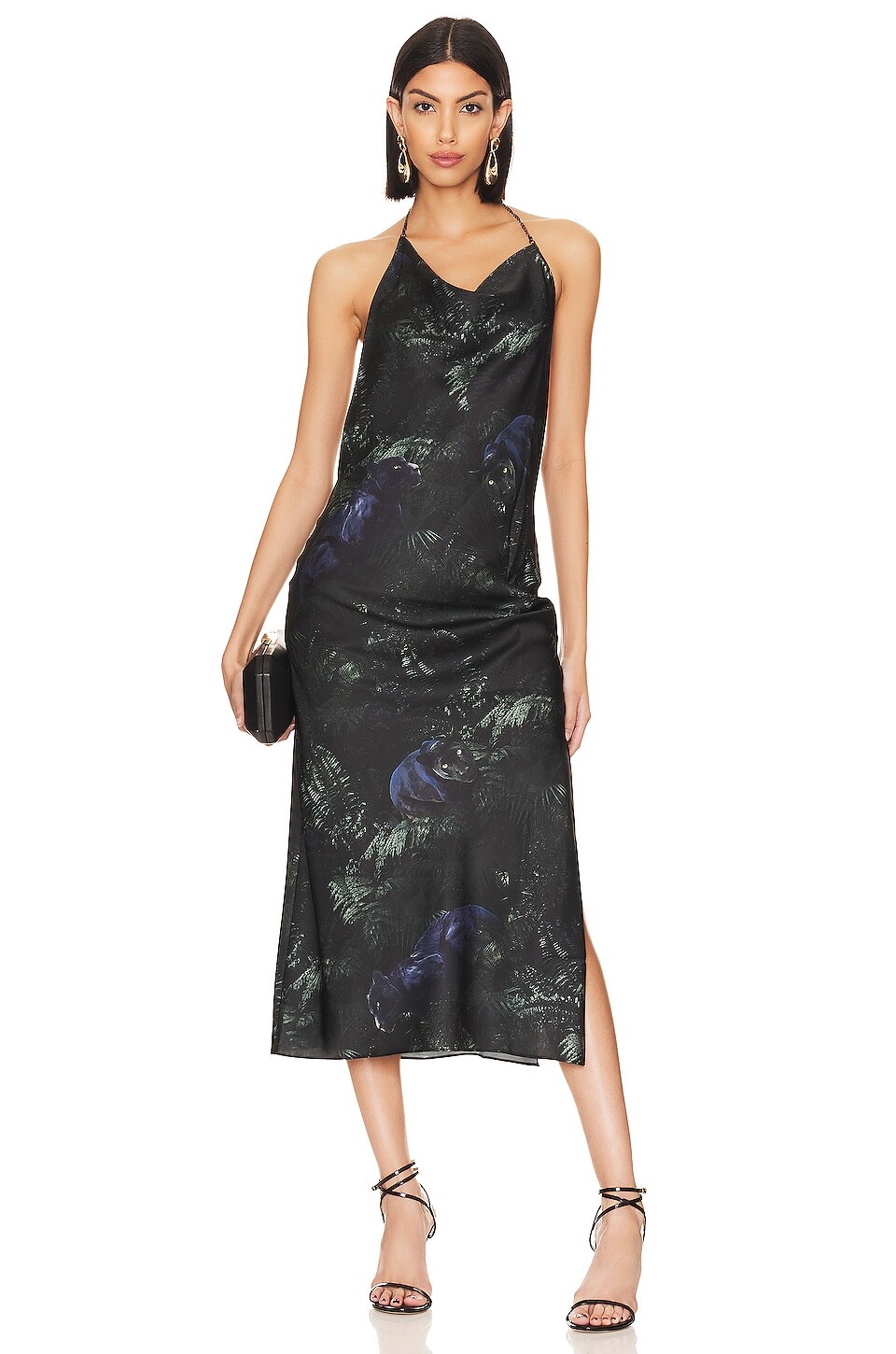 

Платье ALLSAINTS Camille Kim, цвет Jungle Green