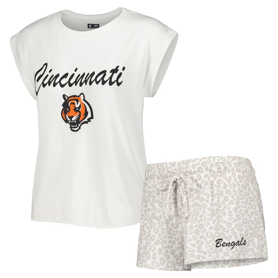 

Пижамный комплект Concepts Sport Cincinnati Bengals, белый