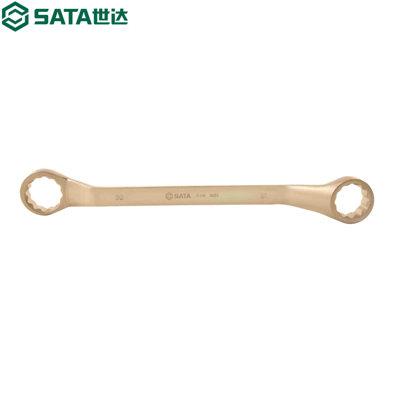 Shida SATA 31136 Ключ Torx взрывозащищенный двойной из бериллиевой бронзы 27x30MM