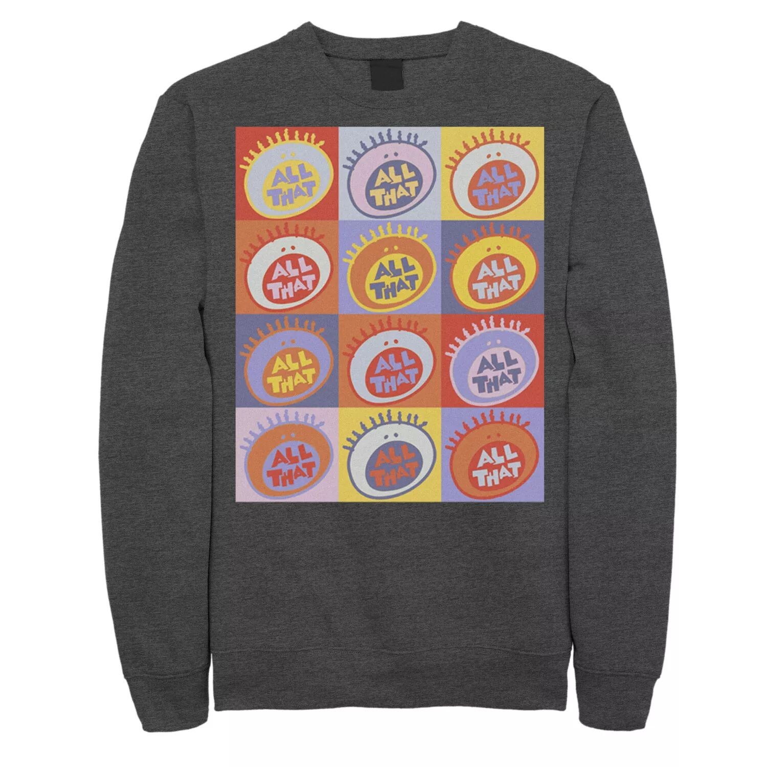 

Мужской флисовый пуловер с графическим рисунком All That Classic Vintage Logo Nickelodeon