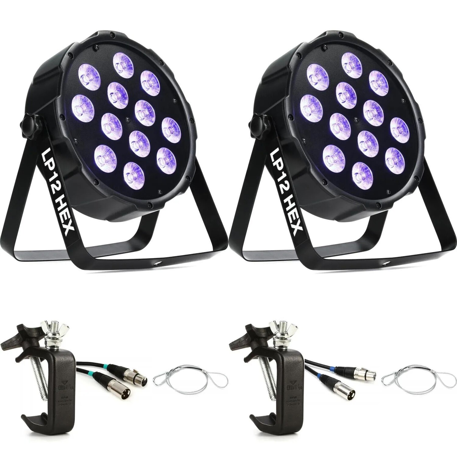 

Набор предметов первой необходимости Eliminator LP 12 HEX LED Par Wash Essentials — пара