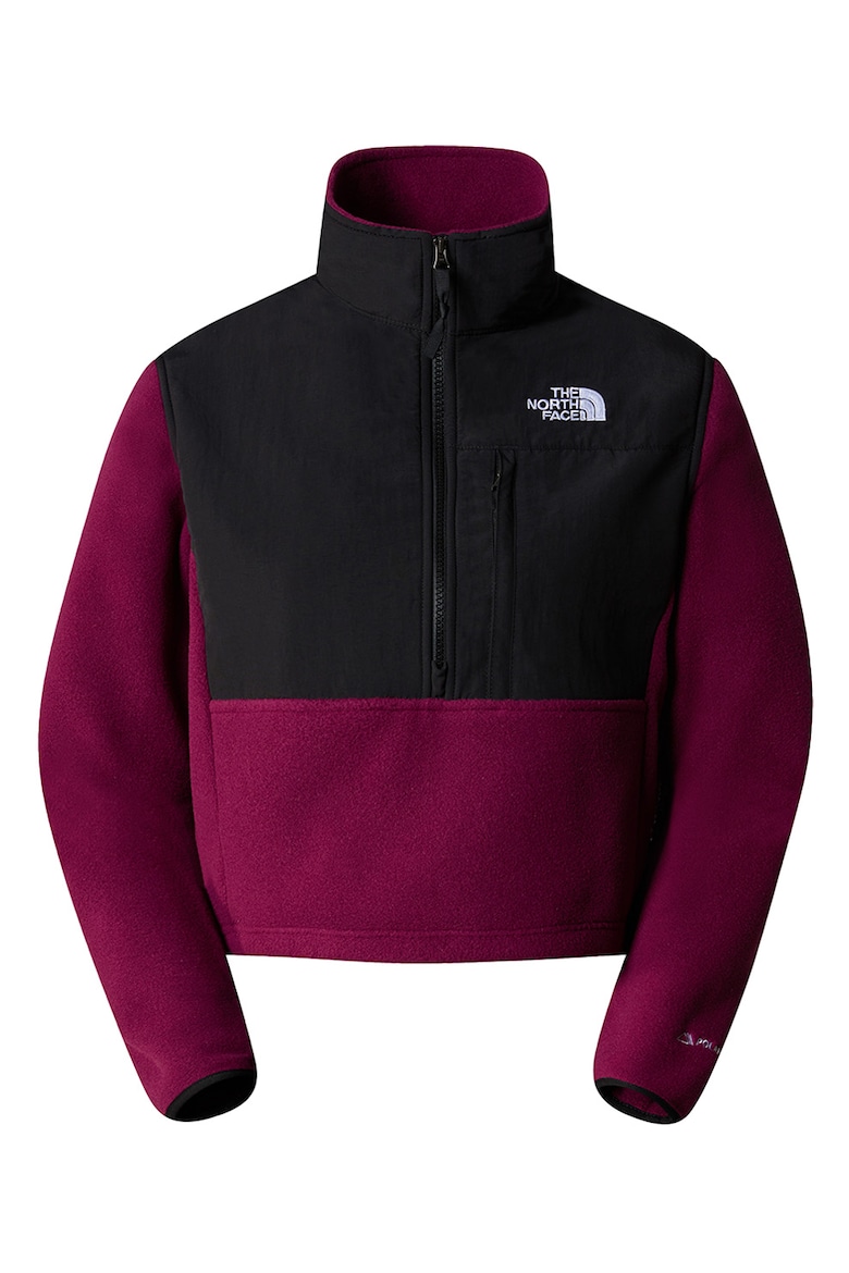 

Толстовка с карманом на молнии The North Face, бургундия