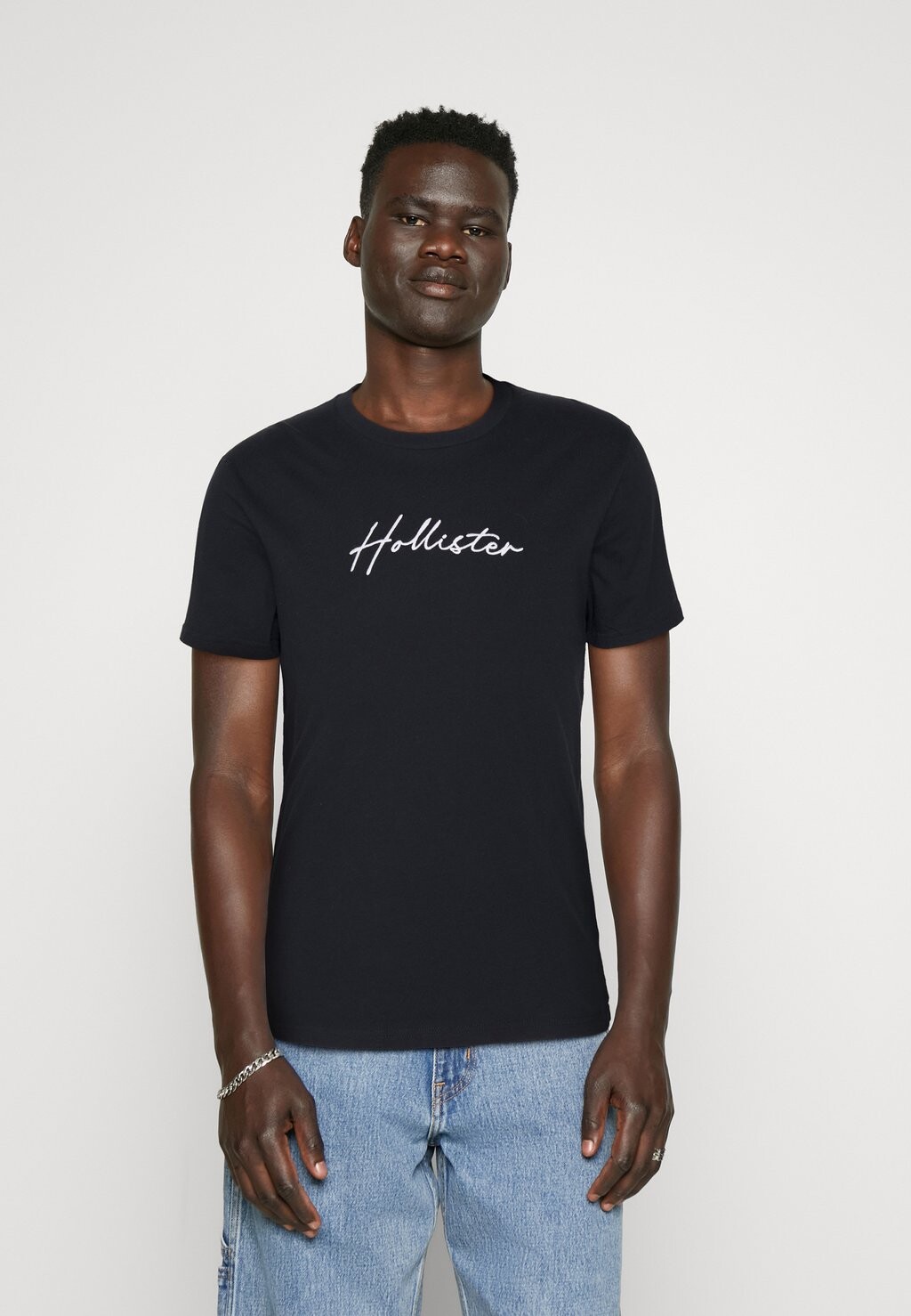 

Футболка с принтом Solid Webex Hollister Co., черный