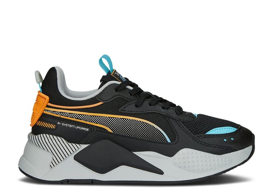 

Кроссовки Puma Rs-X 3D Big Kid 'Black Harbor Mist', черный