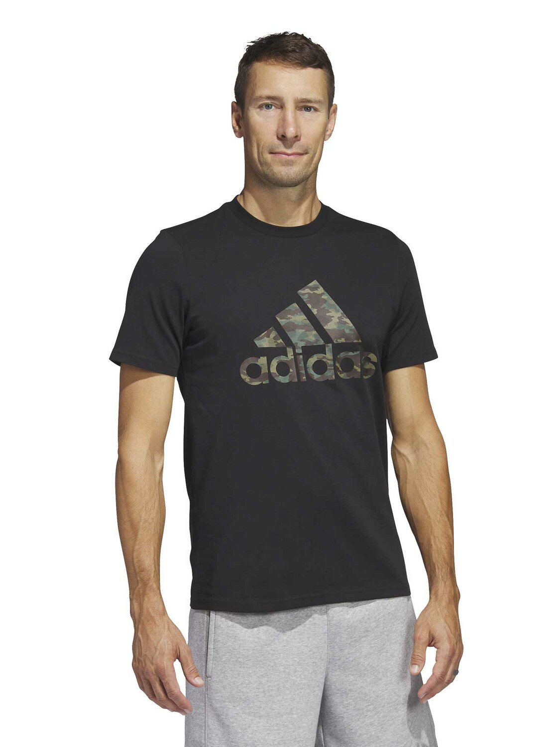 

Футболка Adidas Sportswear Camo Short Sleeve, черный