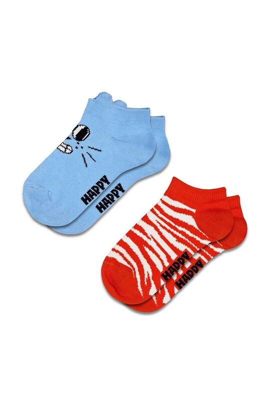 

Happy Socks Детские низкие носки Cat, 2 пары, синий