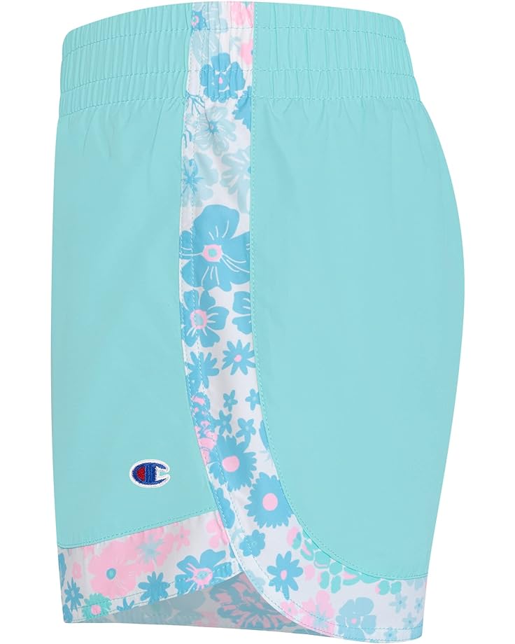 Шорты Champion Woven Shorts Floral All Over Print Piecing, цвет Aruba Blue/Aruba Blue Floral