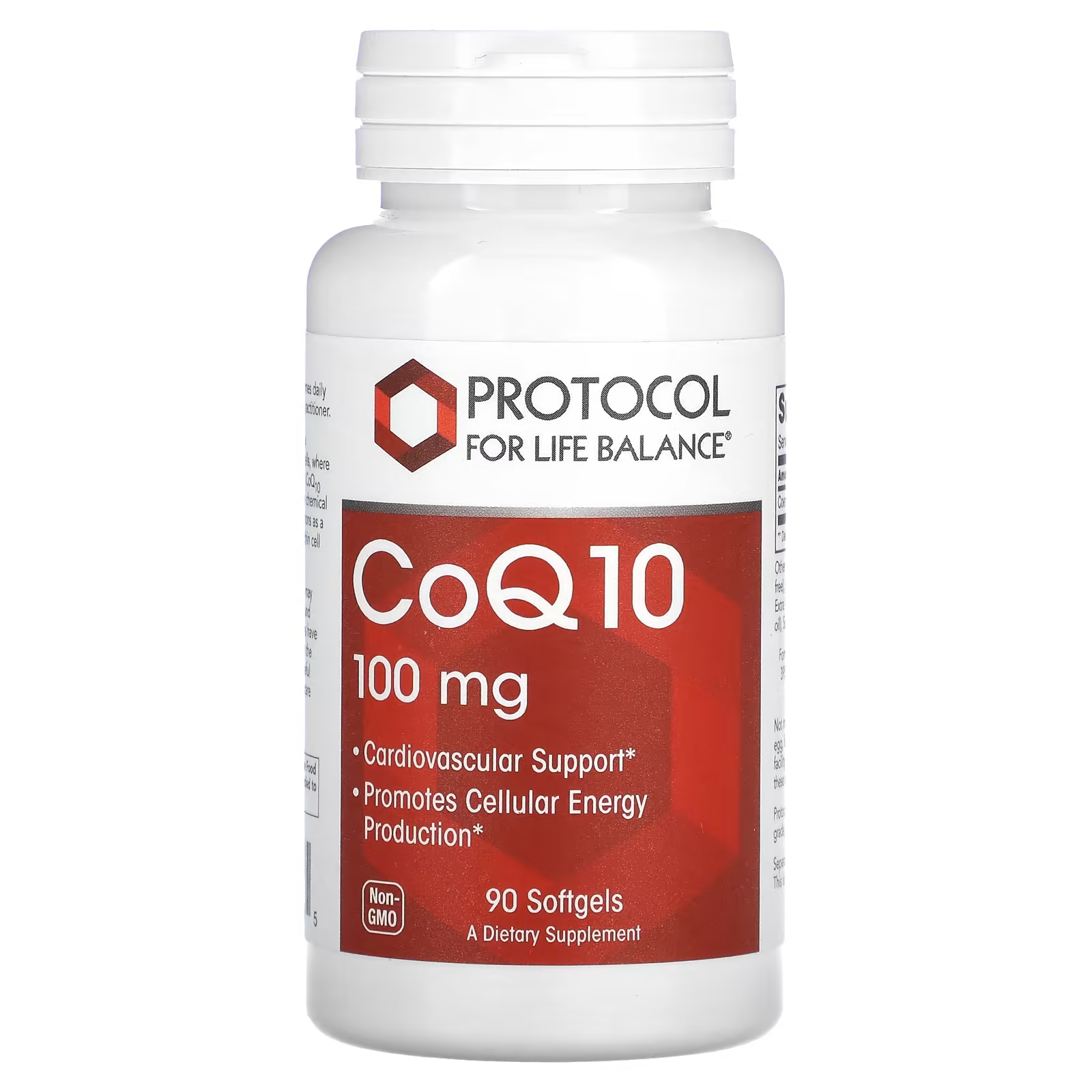 CoQ10 100 мг 90 мягких таблеток Protocol for Life Balance country life simply coq10 200 мг 60 растительных мягких таблеток
