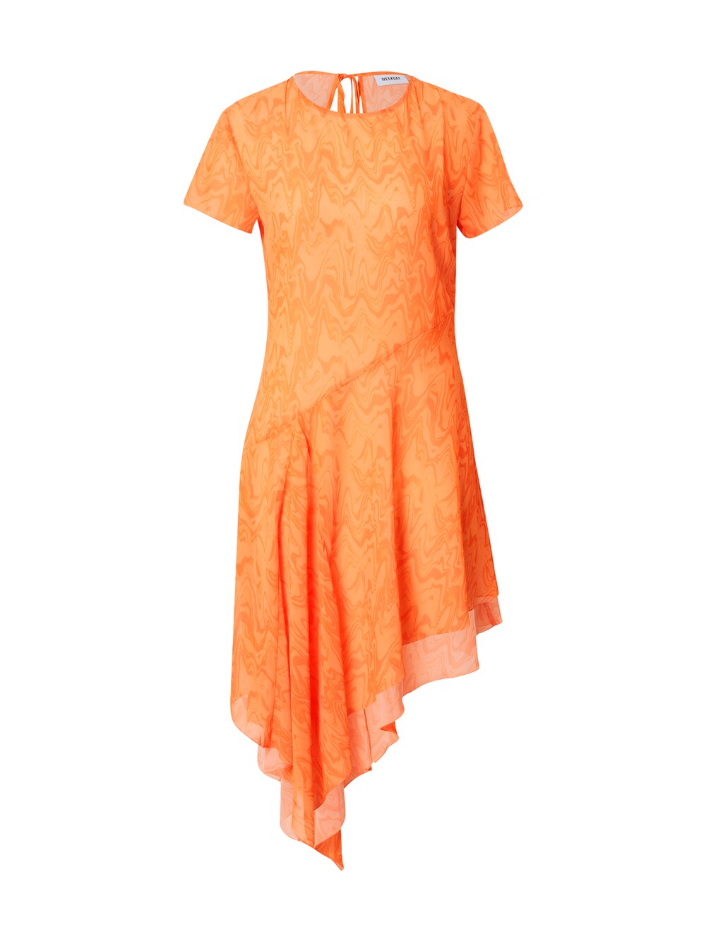 Платье Weekday, оранжевый/светло-оранжевый