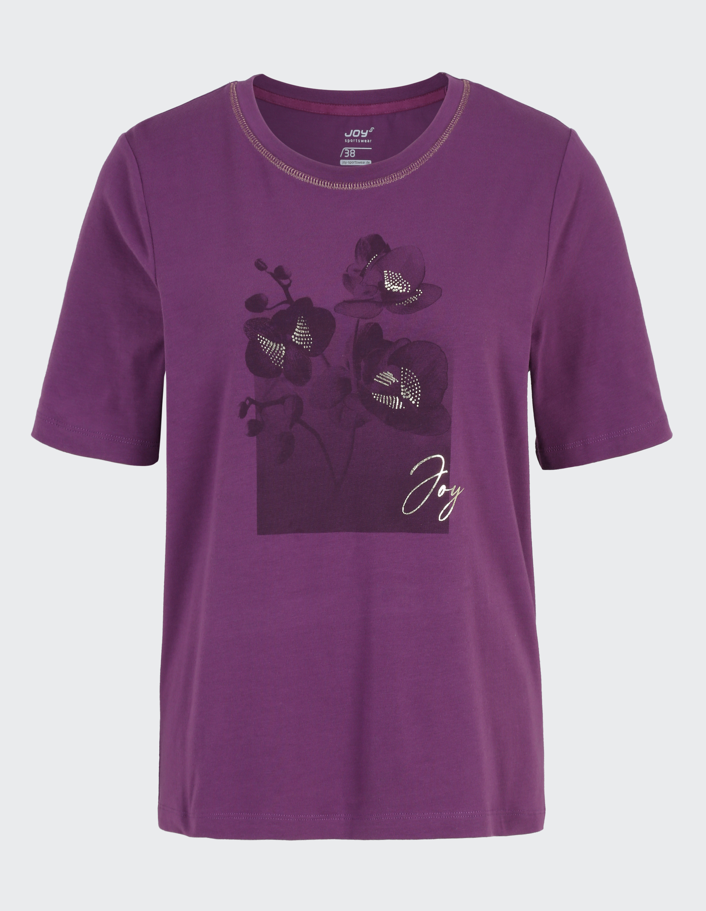 Спортивная футболка Joy Sportswear TALA, цвет purple plum вибратор satisfyer double joy purple j2008 16 3