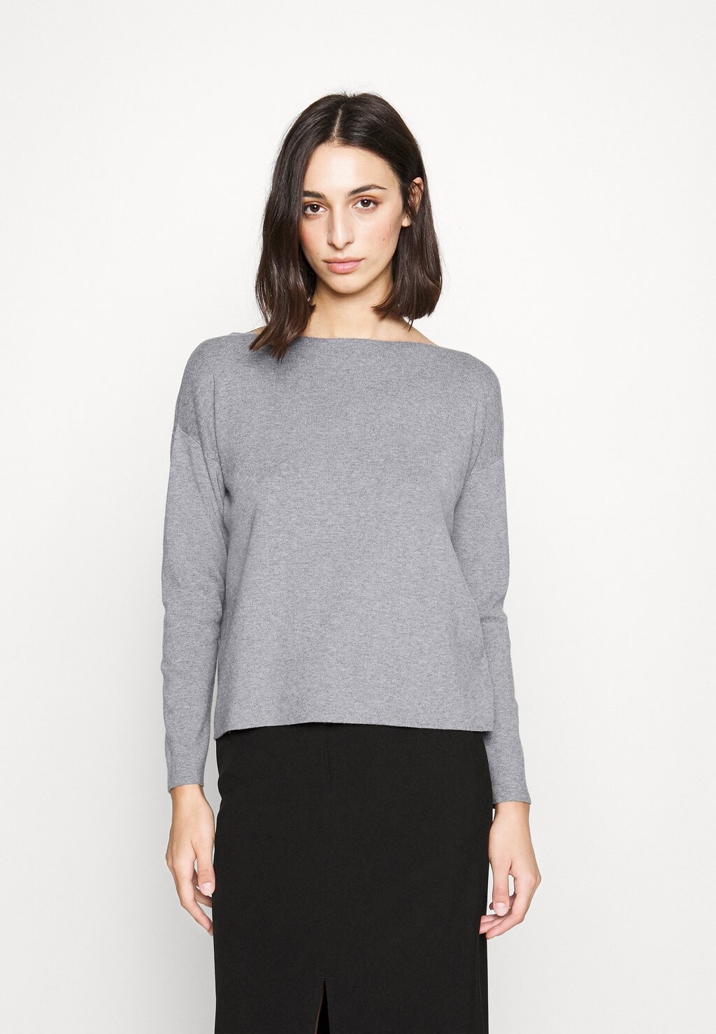 

Свитшот Vero Moda VMNANCE BOATNECK, цвет medium grey