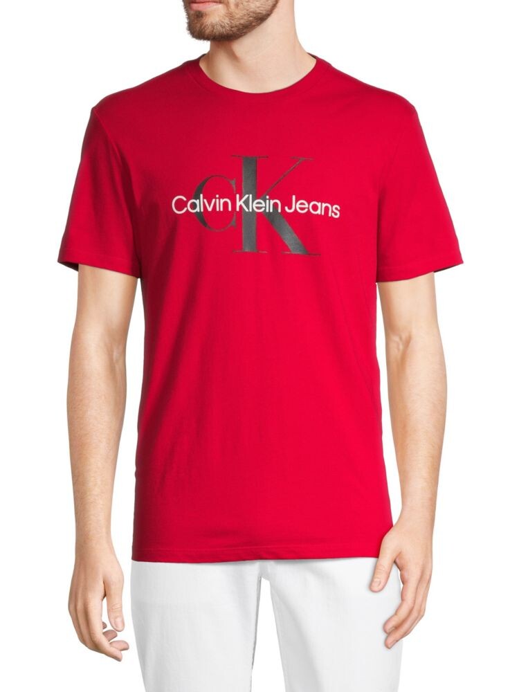 

Футболка с логотипом Calvin Klein, цвет Tango Red