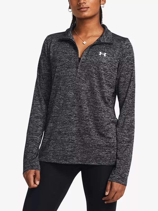 

Топ Under Armour Tech 1/2 Zip Training, цвет black/white