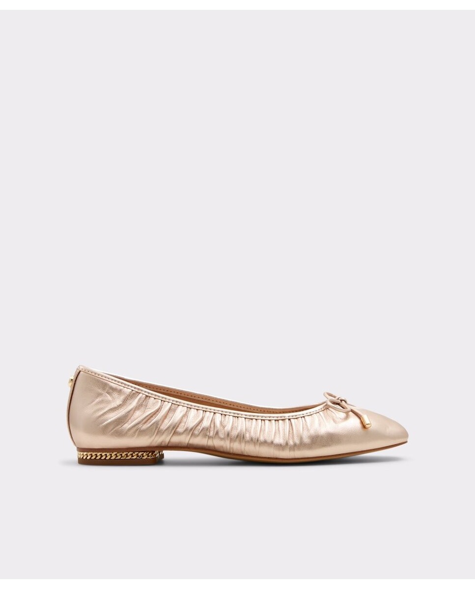 

Женские кожаные балетки розового цвета Aldo, розовый