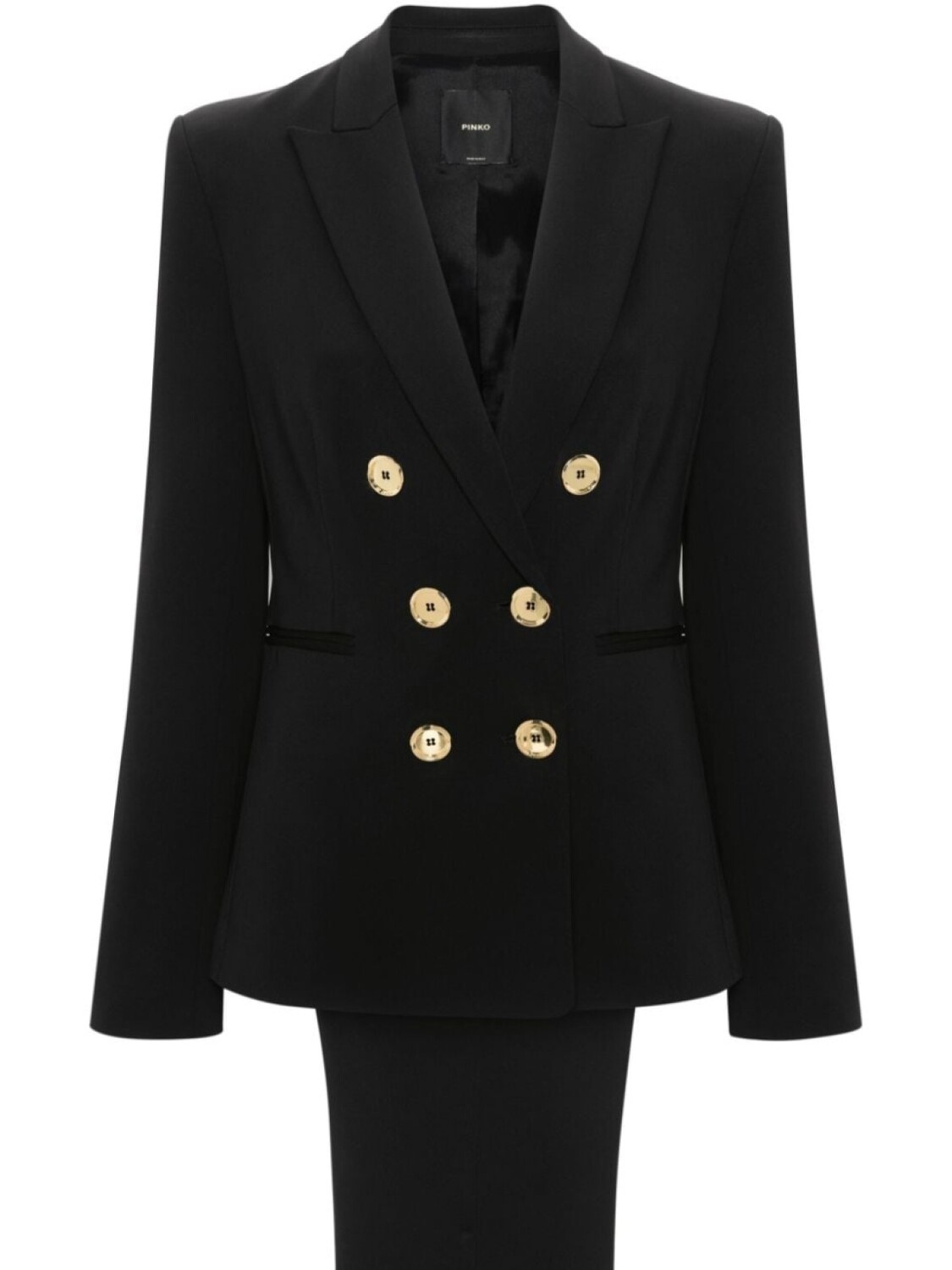 

PINKO костюм с двубортным пиджаком, черный