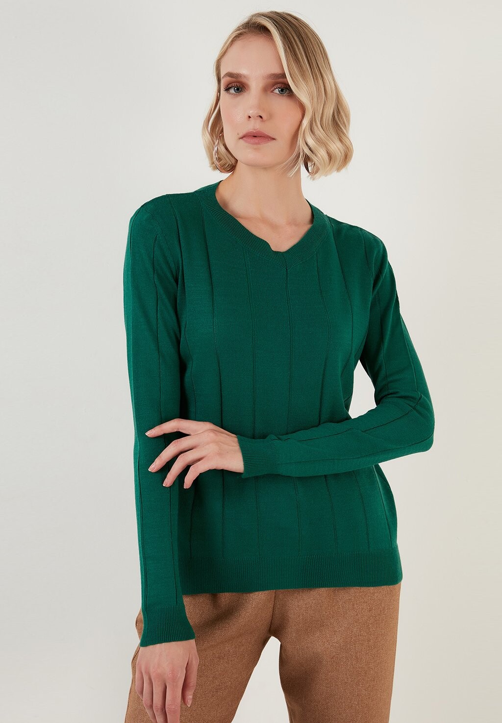

Свитер LELA Regular Fit, benetton, Зеленый