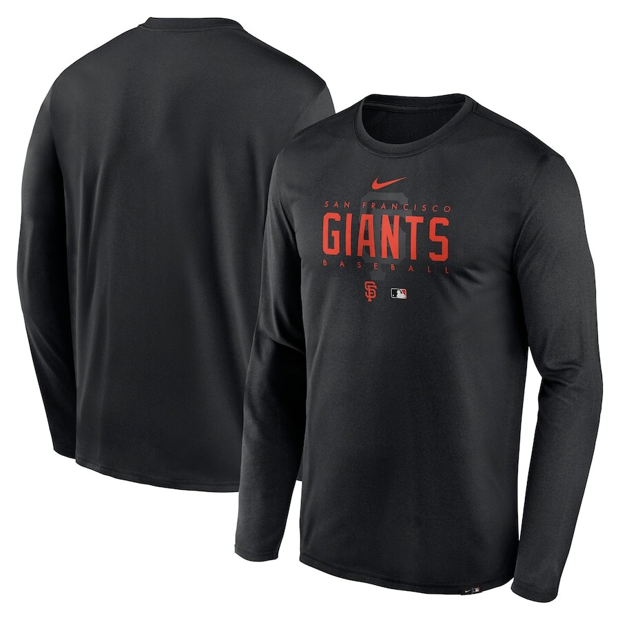 

Футболка с длинным рукавом Nike San Francisco Giants, черный